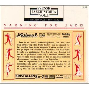 Various Artists - Swedish Jazz History, Vol. 1: Jazz Warning 1899-1930  COMPACT